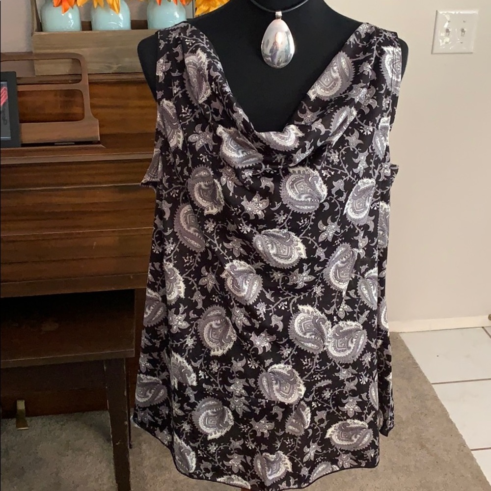 Flowy sleeveless top